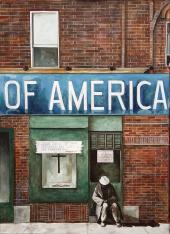 Bild: André Ficus, Sunny Side of a Street (Houston St.), NYC, 1983