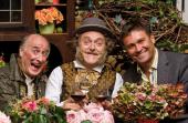 Foto: Die Sänger Ernst-Dieter Suttheimer und Franz Suhrada mit Festivalintendant Dr. Michael Lakner