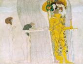 Gustav Klimt (1862–1918), Beethovenfries, 1902 (Detail), Belvedere, Wien
