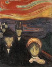 Edvard Munch, Angst, 1894 