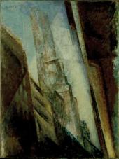 Bild: Lyonel Feininger, Manhattan II, 1940
