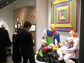 Foto: Bunte Figuren, Tefaf 2009