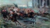 Bild: nvasion der Barbaren, 1887, Museo Ulpiano Checa, Colmenar de Oreja, Madrid
