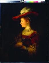 Bild: Rembrandt, Saskia van Uylenburgh, 1642, Foto: MHK, Gemäldegalerie Alte Meister, Schloss Wilhelmshöhe, Kassel