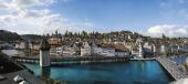 Kapellbrücke und Altstadt von Luzern © Luzern Tourismus