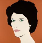  Portrait of a Lady, 1982, synthetisches Polymer auf Leinwand, 50 x 70 cm © The Estate and Foundation of Andy Warhol. Mit freundlicher Genehmigung der ­Galerie Michael Schultz, Berlin