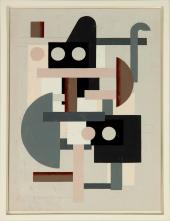 Willi Baumeister, Abstraktion auf Hellgrau, 1927 © VG Bild-Kunst, Bonn 2012