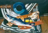 Max Beckmann, Großes Fisch-Stillleben, 1927, Öl auf Leinwand, Hamburger Kunsthalle © VG Bild-Kunst, Bonn 2014, Foto: Elke Walford