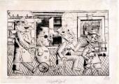 Otto Dix, Kriegskrüppel, 1920, Kaltnadel © VG Bild-Kunst, Bonn 2010 