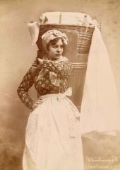 Wäschermädel, 1886, aus der Fotoserie Wiener Typen von Otto Schmidt © Wien Museum