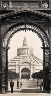 Haupteingang der Weltausstellung, 1873 (Ausschnitt), Fotografie © Wien Museum
