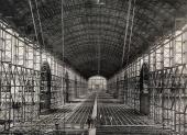 Bau des Industriepalasts, 1872, Fotografie © Wien Museum