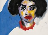 Emil Nolde, Frau T. mit roter Kette (Detail), Sylt 1930, Nolde-Stiftung Seebüll © Nolde-Stiftung Seebüll