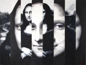 James Francis Gill, Mona Lisa‘s Smile, 1999, Fettstift auf Papier, Premium Modern Art Gallery, Heilbronn