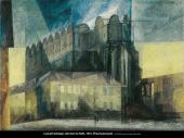 Lyonel Feininger, Der Dom in Halle, 1931, Öl auf Leinwand © VG Bild-Kunst, Foto: Klaus Göltz, Halle