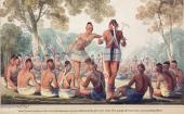 George Heriot, Kriegstanz, 1804–1805, Aquarell und Graphitstift © Art Gallery of Windsor, Ontario