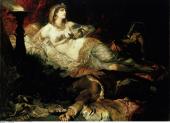 Hans Makart, Der Tod Kleopatras, 1875, Öl auf Leinwand © Hessen Kassel, Neue Galerie,  Leihgabe der Bundesrepublik Deutschland 