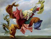 Max Ernst, Der Hausengel oder Der Triumph des Surrealismus, 1937, Öl auf Leinwand, 114 x 146 cm, Privatsammlung © 2013, ProLitteris, Zürich