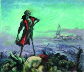 Georg Netzband, Der Sieger, Mai 1939, Öl auf Leinwand, 59,9 x 68,8 cm Foto: Fotoatelier Sascha Fuis, Köln, © VG-Bildkunst, Bonn 2013 Sammlung Gerhard Schneider, Olpe