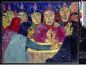 Emil Nolde, Pfingsten, 1909, Öauf Leinwand, 87 x 107 cm © Nolde Stiftung Seeb¸ll © bpk / Nationalgalerie, SMB / Jörg P. Anders