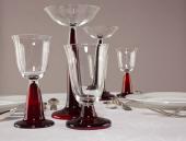 Gläser, Porzellanservice und ­Besteck, 1900–1901, Sammlung Schröder