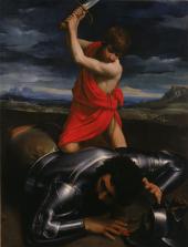 Guido Reni, David enthauptet Goliath, 1606/07  © Sammlung Rau für UNICEF, Foto: Mick Vincenz