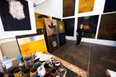 Atelier des Künstlers Rudolf Goessl, 2011 Foto: Ernst Kainerstorfer