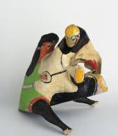 Selinka Classics: Lothar Fischer, Motorradfahrer I, 1966, Leihgabe Stiftung Peter und Gudrun Selinka, Stiftung Ravensburg