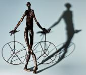 Lotte Ranft, Radfahrer, 1992 © Salzburg Museum