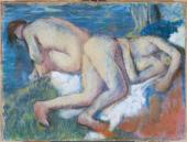 Zwei Frauen beim Baden, Edgar Degas