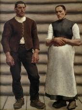 Albin Egger-Lienz Bauernpaar 1910