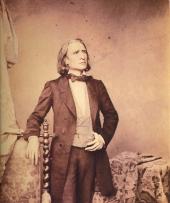 Franz Hanfstaengl- Muenchen 1858- Liszt Portrait