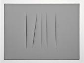 Lucio Fontana, Concetto spaziale attese, 1966-67, Öl auf LW