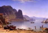 Morgenstern_Terracina mit Fischfelsen_1844_Privatbesitz
