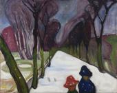 Schirn_Presse_Munch_New_Snow_in_the_Avenue_1906