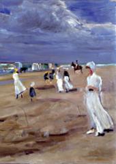 Max Liebermann Strand bei Noordwijk (Ausschnitt), 1908 Hamburg, Körber-Stiftung 