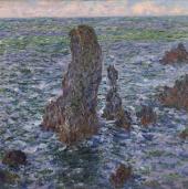 Claude Monet, Die Felspyramiden von Port Coton, 1886