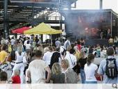 Foto: crossculture night Programm am Vorplatz