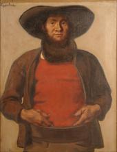 Albin Egger-Lienz: Andreas Hofer, um 1909, Öl auf Leinwand