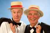 Foto Karlheinz Hackl und Heinz Marecek, Melodie des Lachens, Burgtheater Wien