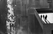 RENÉ BURRI Men on a rooftop, Sao Paolo, Brasil, 1960