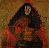 Egon Schiele Bildnis Trude Engel, 1915 Lentos Kunstmuseum Linz