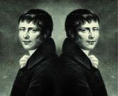 Kreidezeichnung von Heinrich von Kleist