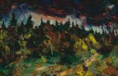 Arnulf Neuwirth, Das Gewitter, 1963 Landesmuseum Niederösterreich Arnulf Neuwirth, Radschin im Schnee, 1964 Landesmuseum Niederösterreich