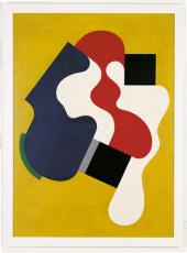 Carl Buchheister, Opus 25a (Sommerbild), 1925 Öl auf Leinwand, 151,7 x 110 cm