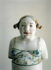 Gundi Dietz, Büste, 2006, Porzellan, Augarten