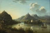 Anton Ditzler, Rolandseck und Siebengebirge, 1831