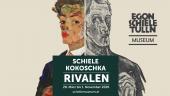 Egon Schiele und Oskar Kokoschka. - Rivalen