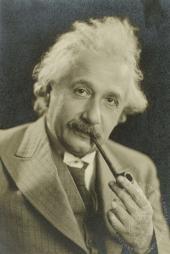 Albert Einstein, um 1930, Fotografie, 15,3 x 10,4 cm