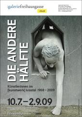 Plakat Die andere Hälfte, Galerie Freihausgasse